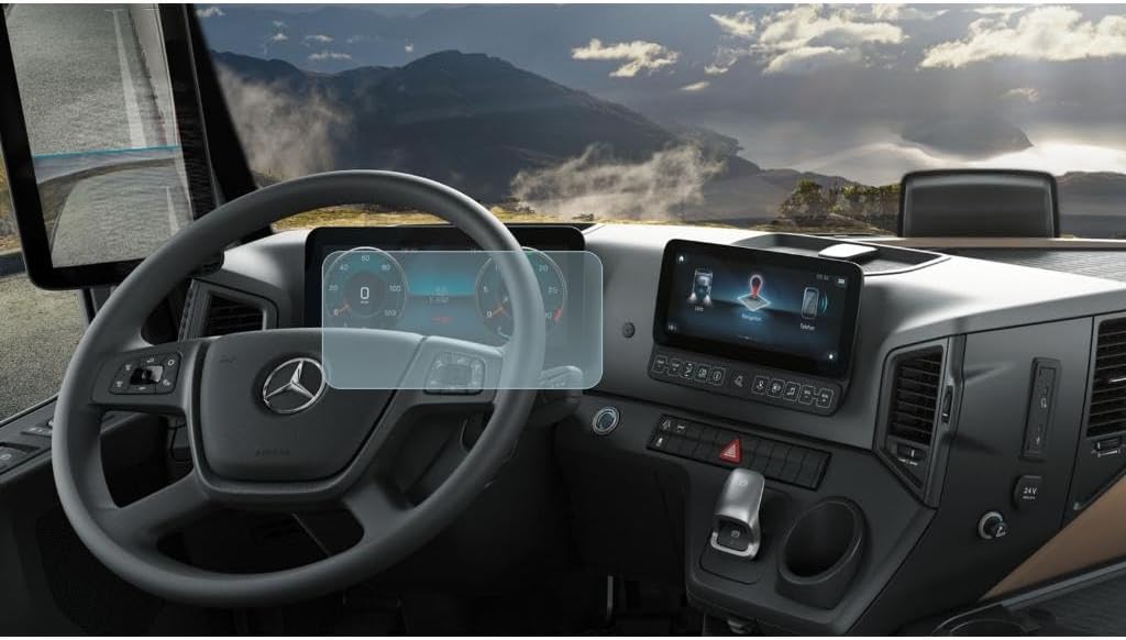 Actros 12.3 inç Dijital Gösterge Ekran Koruyucu