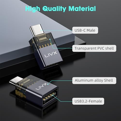 Type C to USB3.2 Çevirici Dönüştürücü OTG 10Gbps 60W Ultra Hızlı Şarj ve Veri Aktarımı OTGDM