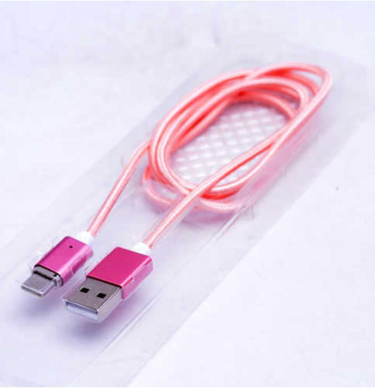 (3257) Rose Rose Type-c Mıknatıslı Usb Kablo ile uyumlu
