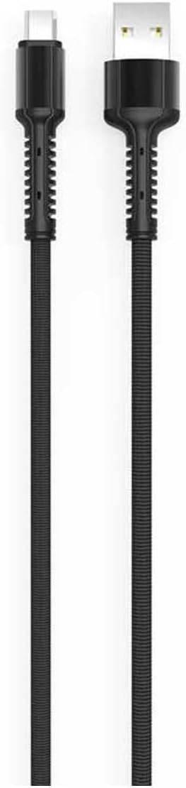 (3279) Siyah Siyah LS64 Micro Usb Kablo- ile uyumlu