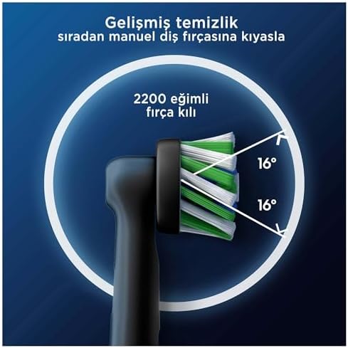 Alternative view of Oral-B Action X-Filament Siyah Şarjlı Diş Fırçası Yedek Başlığı 4 Adet