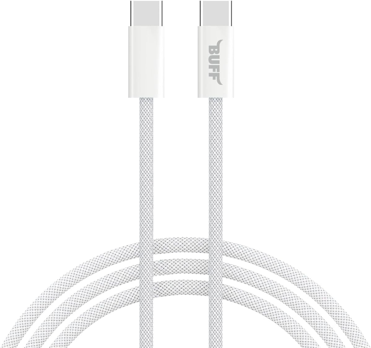 LABS, Buff Bl74 Örgülü 60W 1.2M Data Ve Şarj Kablosu, Bükülmeye Dayanıklı, Hızlı Şarj, Type-C To Type-C