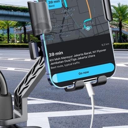 Motor,Motosiklet,Bisiklet,Scooter İçin 360 Derece Dönebilen Dikiz Aynası Versiyonu Telefon Tutucu Aparat