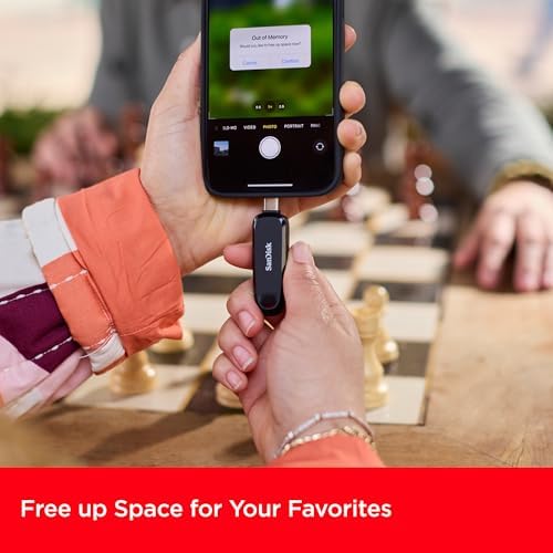 Alternative view of için 256 GB Telefon Sürücüsü - Akıllı Telefonlar, Tabletler ve Bilgisayarlar için 2'si 1 Arada USB - USB Tip-C ve Tip A Konnektörlü Başparmak Sürücü - SDDDC6-256G-G46