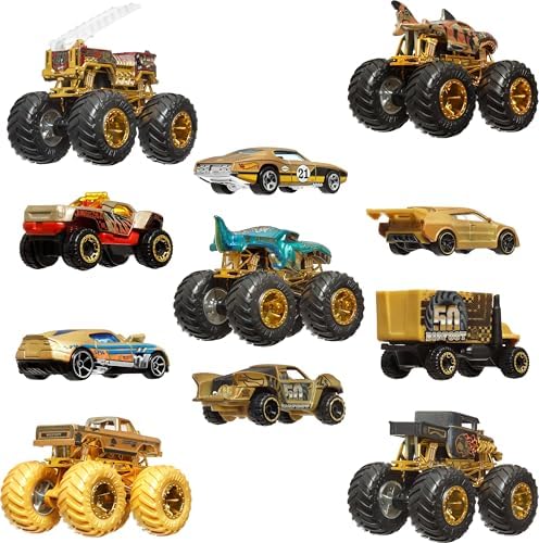 Alternative view of ® Trucks Bigfoot Şampiyonları Araba ve Kamyon Çoklu Arabalar, metal Bigfoot, 5-Alarm, Shaker, -Wrex, Tiger ve 6 araba, JDW07