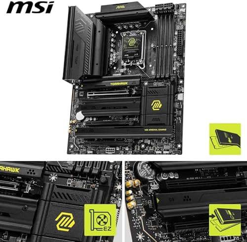 MSI, Mag Z890 Tomahawk Wifi Soket 1851 Ddr5 9200Mhz(oc) Usb 20Gbps 4Xm.2 2Xtb4 Hdmi Display 5G Lan Wifi 7 Atx, 7E32-001R