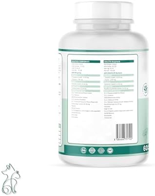 Kahu Naturals Calm Canine Formula, Köpekler için Bitki Özlü Sakinleştirici Rahatlatıcı Takviye, 60 Tablet