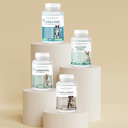 Alternative view of Kahu Naturals Calm Canine Formula, Köpekler için Bitki Özlü Sakinleştirici Rahatlatıcı Takviye, 60 Tablet