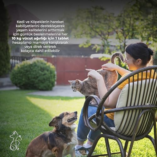 Alternative view of Kahu Naturals Joints&Mobility, Glukozamin, Kondritin, Kolajen, Kedi ve Köpek, 60 Tablet