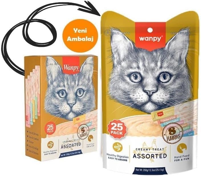 Karışık Sıvı Kedi Ödülü RA-Mİ x (25 x 14 gr) X 2 Adet