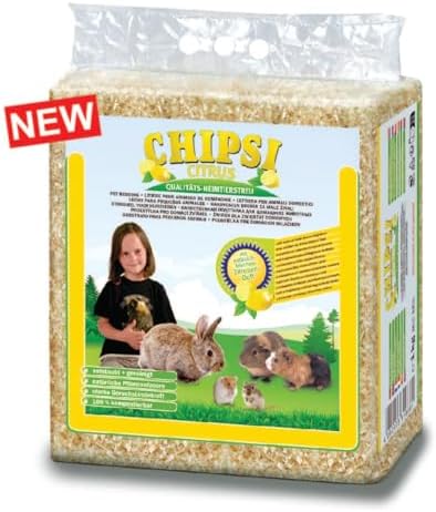 Alternative view of Chipsi Altın Hamster Tavşan, Sıçanlar, Moğol Gerbil, Limon Kokulu Hamster ve Saf Organik Kokulu 1Kg için Narenciye Ahşap Yatak/Çöp
