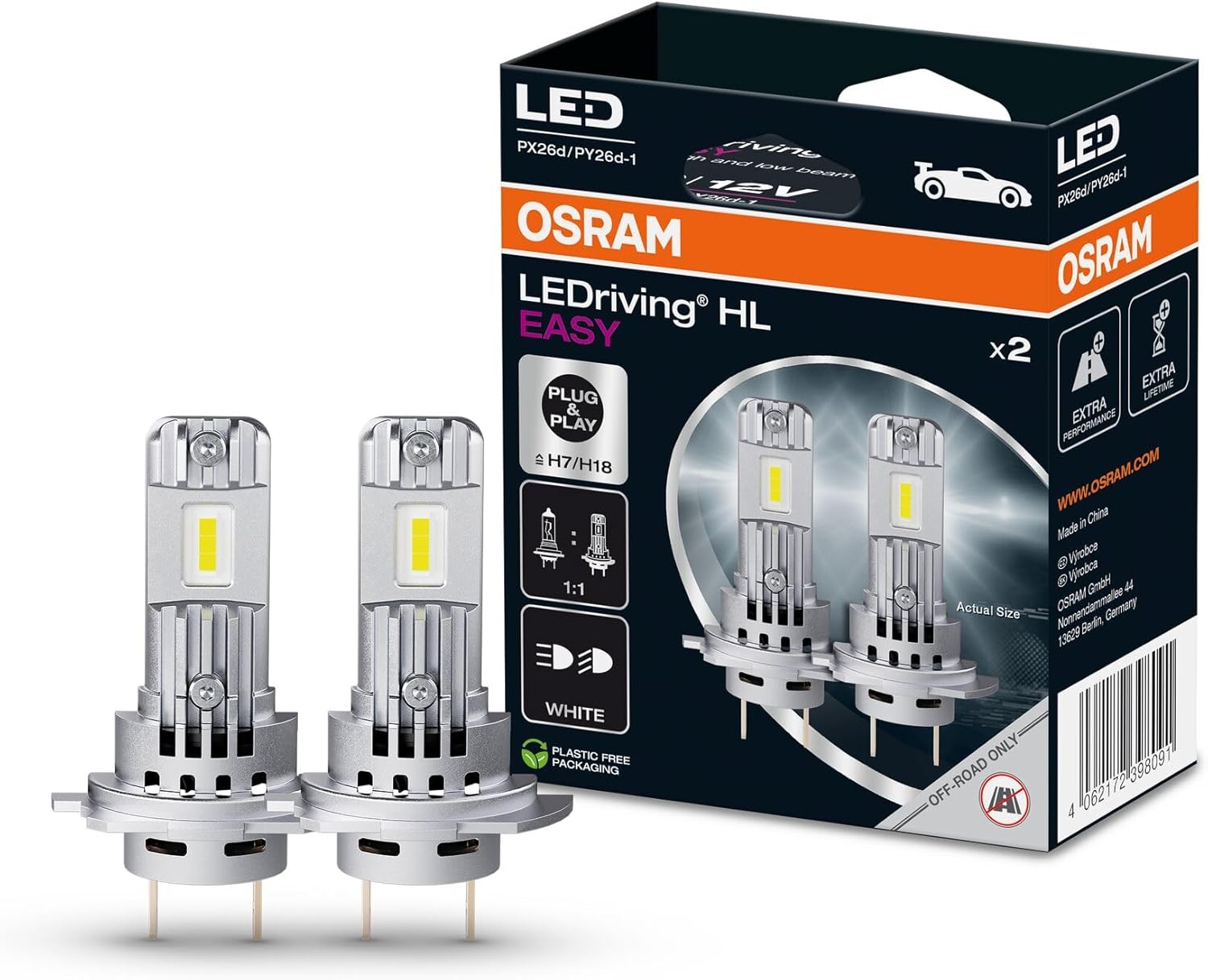 Alternative view of H7 Led Ampul 6500k 2 Adet Easy