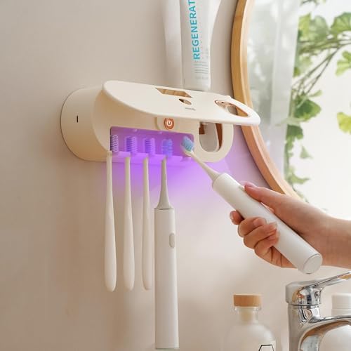 Alternative view of Mio UV5F 1200mAh Şarj Edilebilir UV Sterilizatörü Otomatik Diş Fırçası Tutucusu