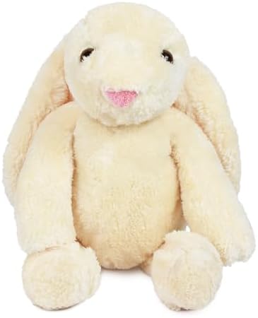 Özgüner Oyuncak Peluş Tavşan 40 cm Uzun Kulaklı Yumuşak Uyku Arkadaşı, Ponçik Sarkık Kulaklı Doldurulabilir Tavşan Oyuncak