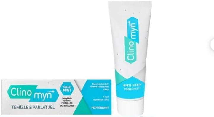 Clinomyn Fresh Diş Beyazlatan ve Parlatan Jel Diş Macunu 3 x 75ML