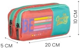 Be Happy Çift Ana Bölmeli Çocuk İlkokul Çanta Set, Tek Ebat, CPO4125, PUDRA, üniseks-çocuk