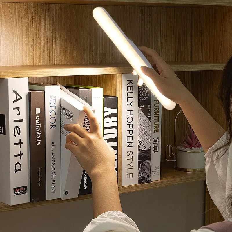 Alternative view of Şarjlı Led Lamba Kablosuz Micro Usb Mıknatıslı 6w Led Işık 3 Farklı Işık Modu Martı Led Aplik (Beyaz)