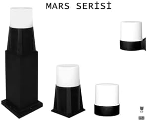 Mars Set Üstü Bahçe Lambası - Bahçe Tavan Lambası Zita Bahçe Aydınlatması 19 Cm Ip54 220v (UG-ZT-0280)