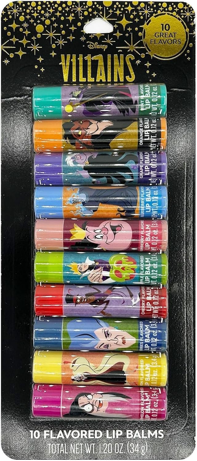 Taste Beauty Villains Lip Balm Dudak Balsamı Çeşit Paketi 10 Adet