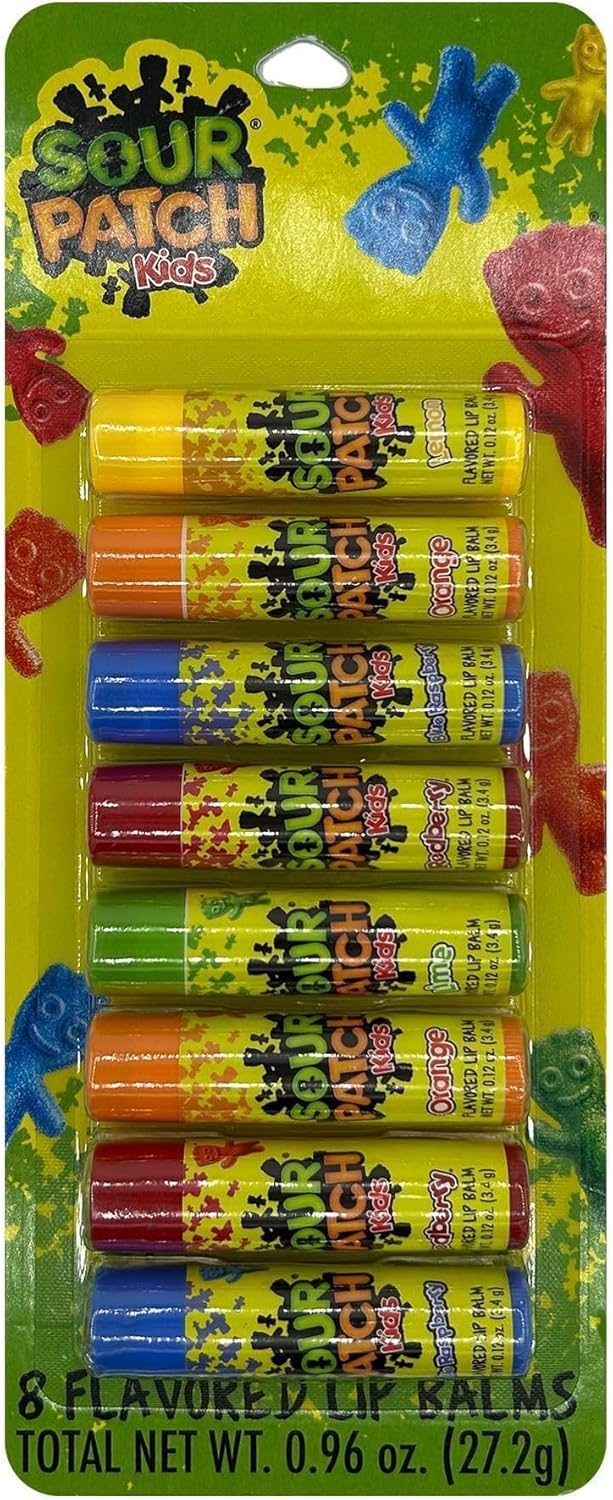 Taste Beauty Sour Patch Kids Lip Balm Dudak Balsamı Çeşit Paketi 8 Adet