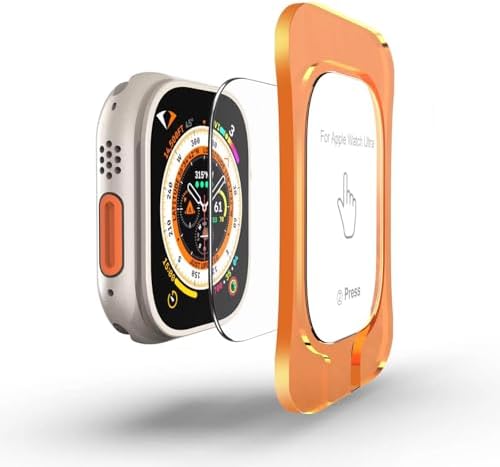 Alternative view of Ultra 2, Ultra 49mm ile Uyumlu, 49mm Ekran Koruyucu, Kolay Hizalama Çerçevesi ile Kurulum, Su Geçirmez, UHD Temperli Cam, Screen Protector, (Otomatik Hizalama Aparatlı)