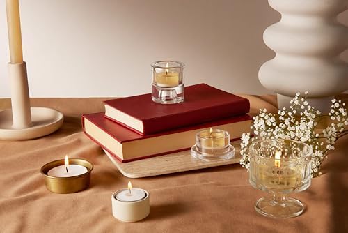 Kokulu Tealight Mum, Mango Kokulu, Karışık Renkli, 18'li Paket, 3,5 Saatlik Yanma Süresi - Ev Mumu - İç Dekorasyon - Doğal Özler - Doğal Vegan İçerir - Yağı İçermez