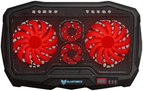 Speeder Sx-15 4 Adet Fanlı 9"-17" Inç Ledli Lcd Kontrol Panelli Standlı Notebook Laptop Soğutucu