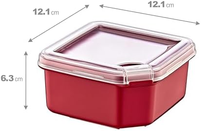 Q-Box Saklama Kabı 650 ML TRN-261 CARMEN KIRMIZI