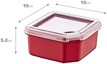 Alternative view of Q-Box Saklama Kabı 350 ML CARMEN KIRMIZI