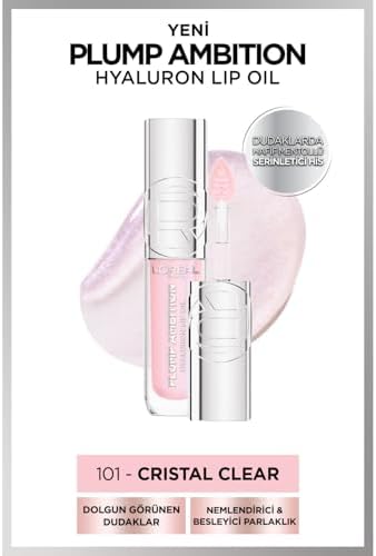 Alternative view of L'OREAL PARIS Plump Ambition Hyaluron Lip Oil Besleyici ve Nemlendirici Dudak Parlatıcısı - 101 Clear