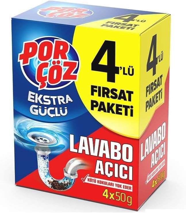Lavabo Açıcı Granül 4 x 50 gr