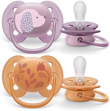 Alternative view of Avent Ultra Hava Emziği Ortodontik ve BPA, Ekstra Havalandırma Delikli 6-18 Ay (Kız Tasarımı) 2'li Paket