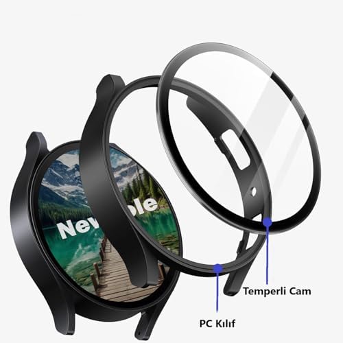 Newpole Galaxy 7 40MM için Ekran Koruyucu Tam Kaplayan Kasa Koruyucu Kılıf Yüksek Hassasiyetli Kılıf 7 40MM ile Uyumludur (Yeşil)