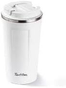 Alternative view of BEYAZ COFFEE YAZILI PASLANMAZ ÇELİK TERMOS 500ML