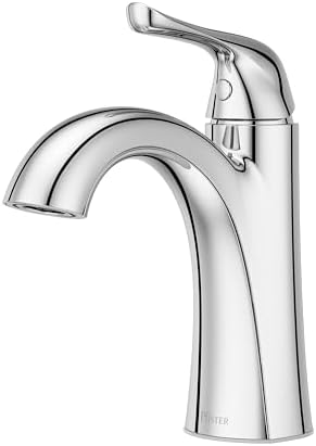 Willa Banyo Lavabo Bataryası, Tek Kontrol, 1 Kulplu, Tek Delikli, Parlak Krom Kaplama, LF042MALCC