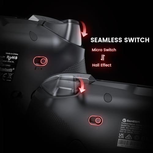 Alternative view of Tarantula Pro kablosuz çoklu platform denetleyici ve hızlı şarj yuvası paketi, Switch/Switch 2 (6 eksenli Gyro ve NFC), PC, ve iOS için – Kaydırmaz TMR çubukları