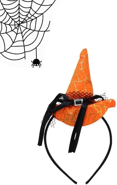 HALLOWEEN ŞAPKALI CADI TAÇ TURUNCU AST6500-1