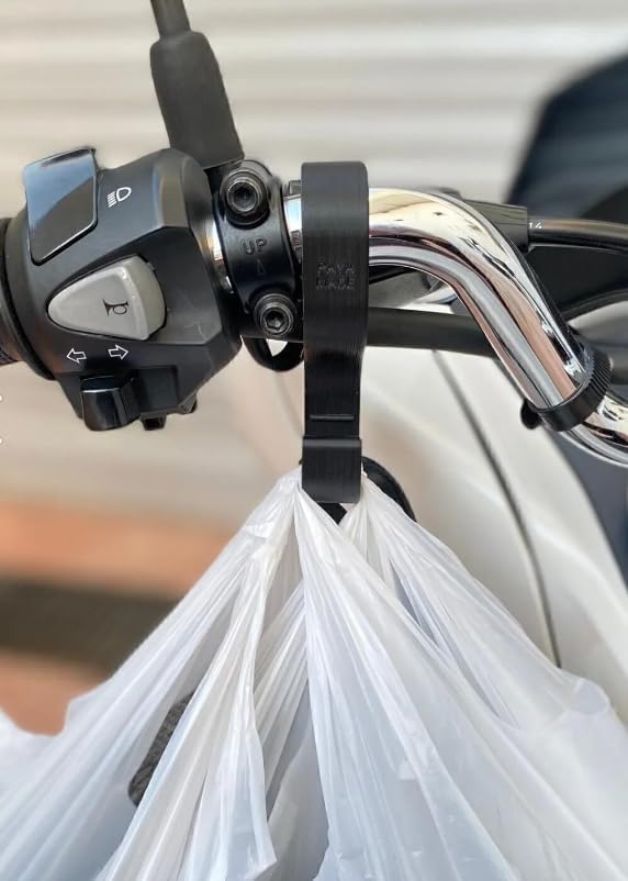 Pcx Gidon Poşet Askı Aparatı Siyah / Diğer Açık Gidonlu Motosikletlerle Uyumlu