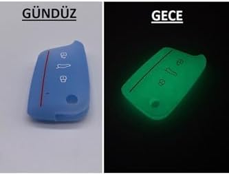 Parça Deponuz (523) Silikon Anahtar Kabı, Sustalı Anahtar Kılıfı Arona ile uyumlu