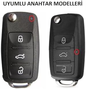 Alternative view of Parça Deponuz (990) Silikon Anahtar Kılıfı, Anahtar Kabı Golf 5 ile uyumlu