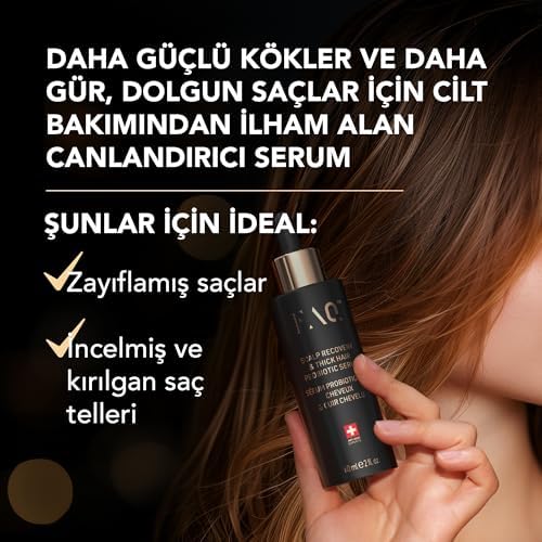 Alternative view of FAQ Kırmızı Özü ve Centella Asiatica'lı Saç Derisi ve Gür Saç Probiyotik Serumu - Saç Onarıcı Bakım - Kadınlar ve Erkekler için Saç Kalınlaştırıcı Ürünler - Saç Çıkartıcı Serum