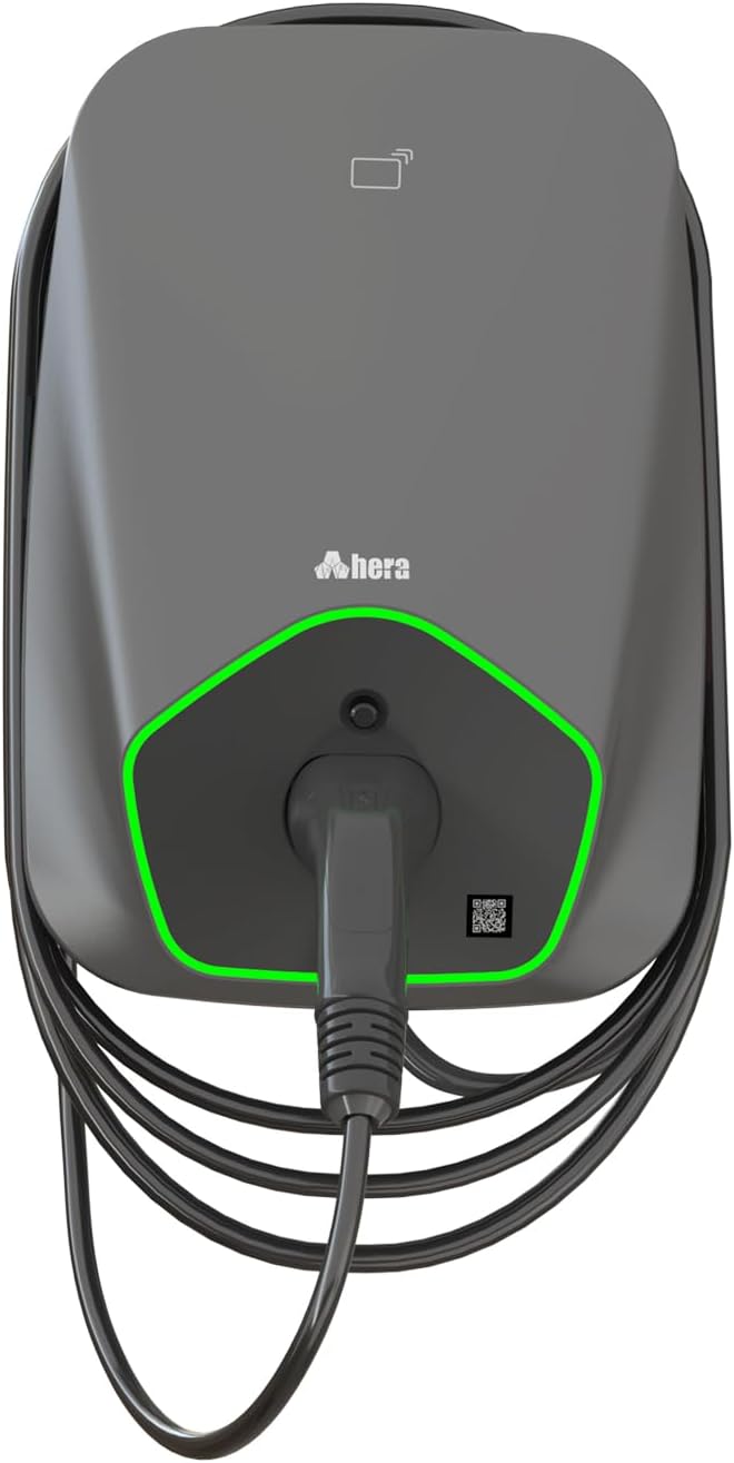 Alternative view of Hera Chargepack® Personal 22kW Kablolu(5m Type2) Elektrikli Araç Şarj Ünitesi, Gri