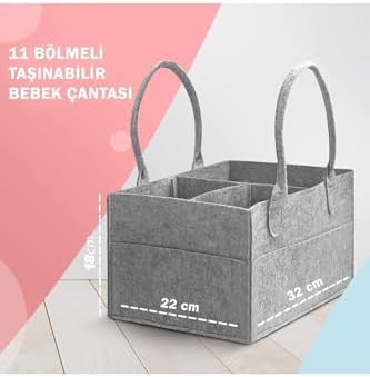 Alternative view of Anne Bebek Bakım Çantası Bebek Bezi Ve Islak Mendil Düzenleyici Alt Değiştirme Organizeri
