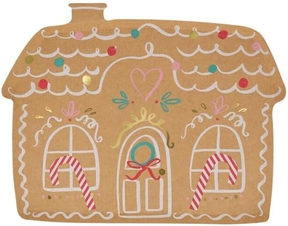 Alternative view of - Gingerbread Plates - Zencefilli Kurabiye Tabak (8'li)