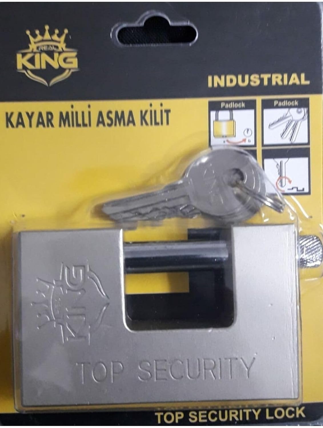 (12) Asma Kayar Milli Kilit 90 Mm ile uyumlu