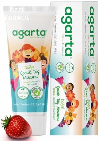 Alternative view of Agarta Doğal Florürsüz Çocuk Diş Macunu Çilekli 75 ml x 2 Adet