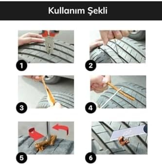 Alternative view of (156) Lastik Tamir Kiti Fitil Atma Seti ile uyumlu