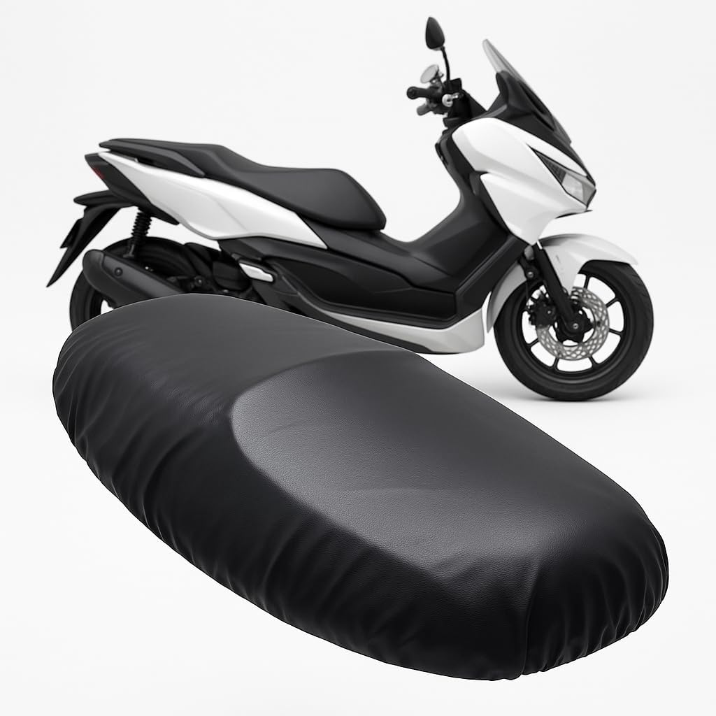 (1059) 50 Cc Scooter Sele Kılıfı Su Geçirmez Siyah 50 Cc Motorsiklet Koltuk Kılıfı ile uyumlu