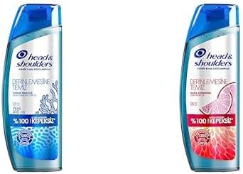 & Shoulders Derinlemesine Temizlik Şampuan Yoğun Ferahlık Deniz Mineralleri 300 ml ve & Shoulders Derinlemesine Temizlik Şampuan Nazik Arındırma Greyfurt 300 ml