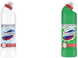 Domestos Yoğun Kıvamlı Çamaşır Suyu Kar Beyazı 750 ml ve Domestos Yoğun Kıvamlı Çamaşır Suyu Dağ Esintisi 750 ml
